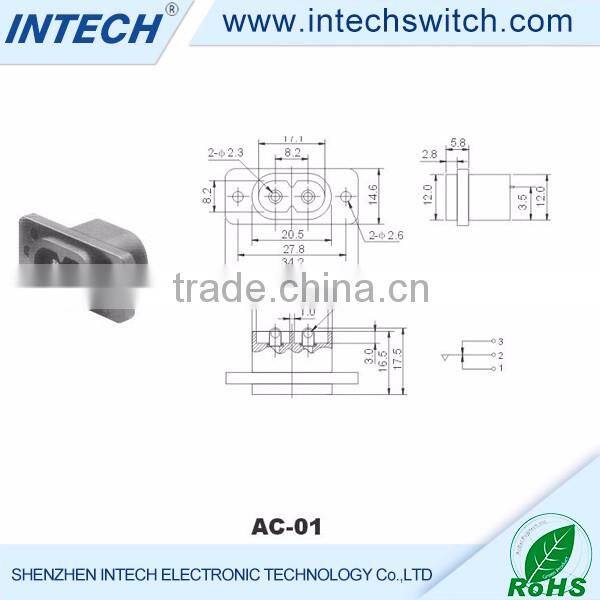 OEM Black ac power jack