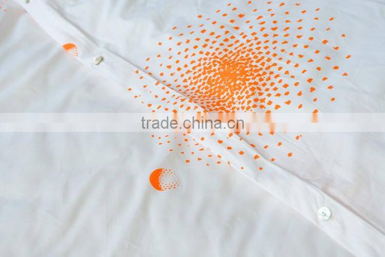 4PCS King Size 100% Cotton Printed Bed Sheet Bedding Set