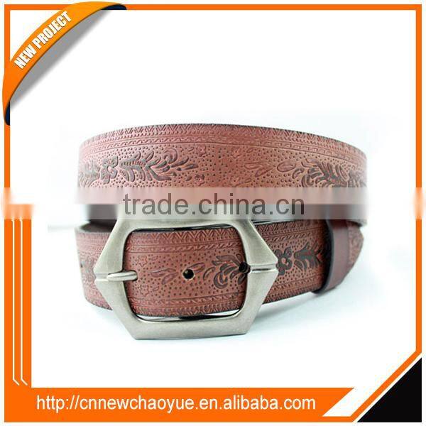 2016 Hot Sale Fashion 38mm Black/Brown men genuine leather belt