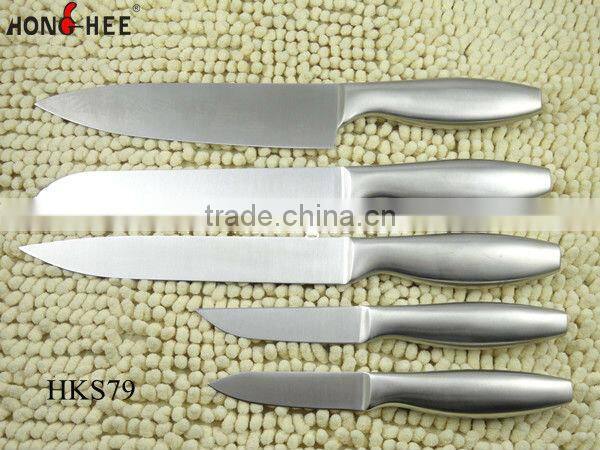 5 Pcs Kitchen Knife With Hollow Handle