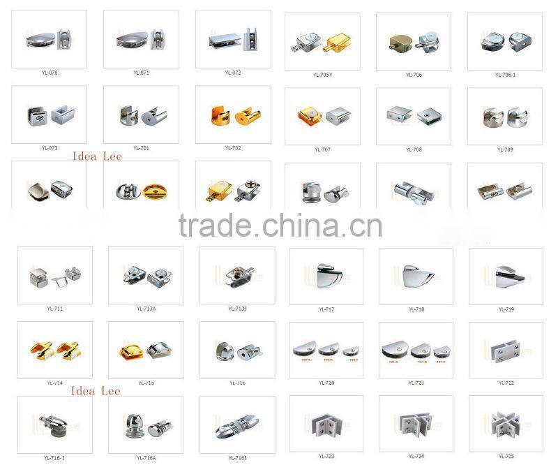 glass bracket zinc alloy glass clamps glass shelf bracket