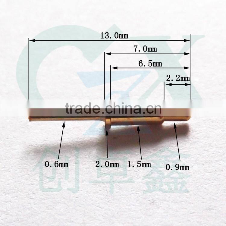 solder cup brass spring pogo pin connector