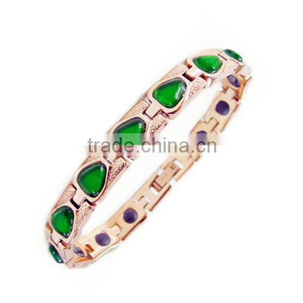 2015 china supplier fashion jewelry new product wholesale plated natural color stone bracelets for women