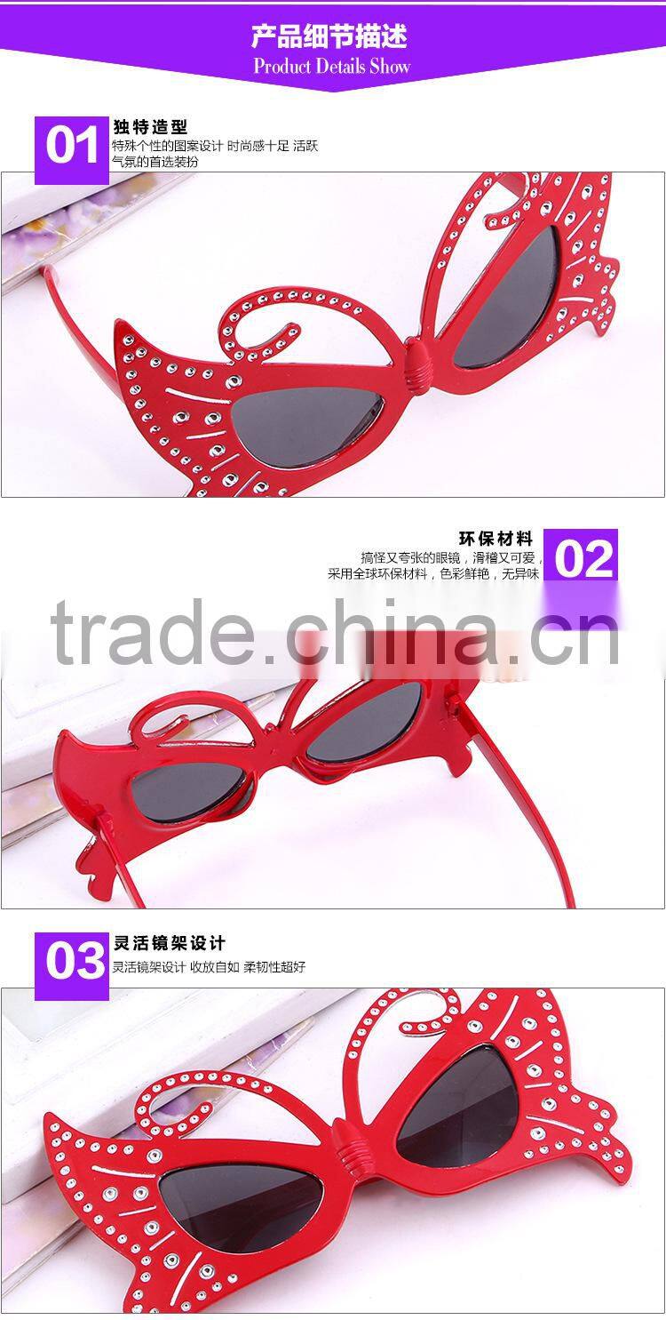 Butterfly shape women glasses ,fancy party glasses