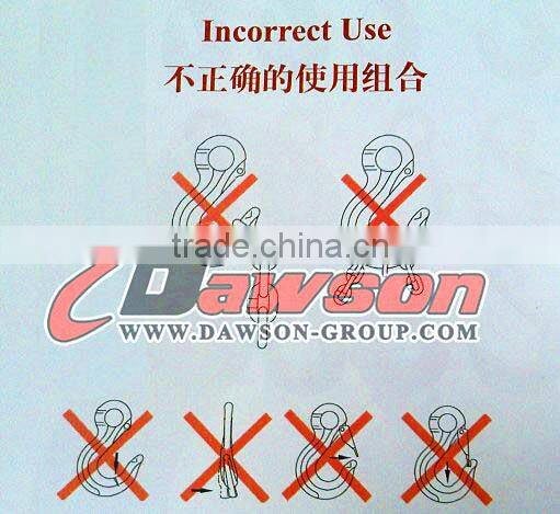 New Type Rigging hardware zinc plated clevis hooks