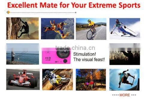 Wifi Mini Waterproof Sports Action camera 2.0" LCD Full HD 1080P 12MP 170 Wide Angle Lens Video Recorder with IR Remote Control