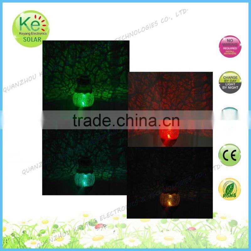 Resin animal with glass ball courtyard led path solar light