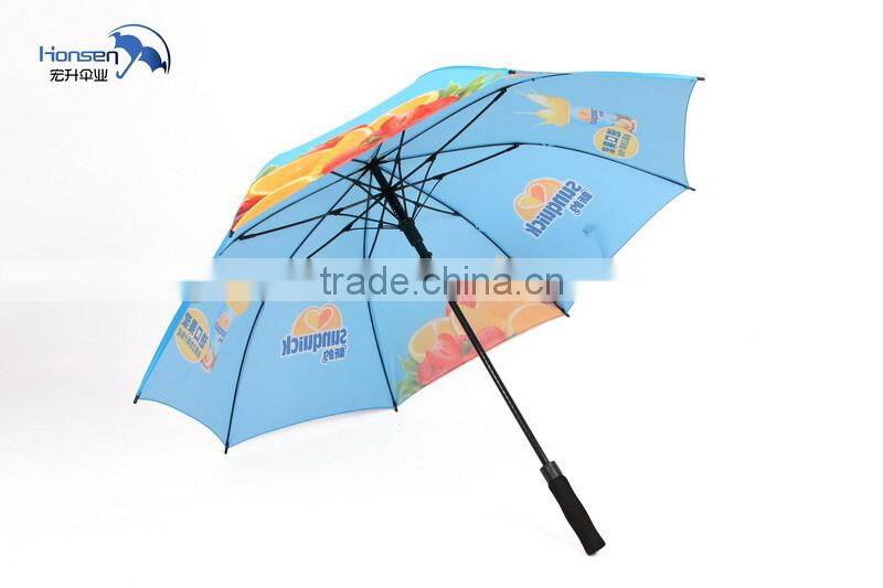Creative straight umbrella promotion umbrella EVA handle umbrella Golf umbrella