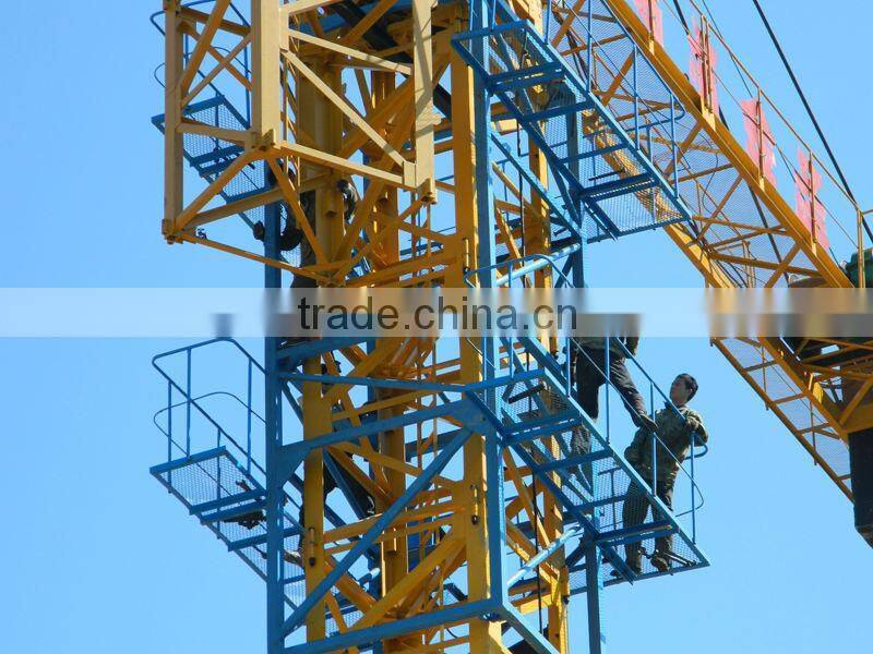 fixed self-erecting tower crane