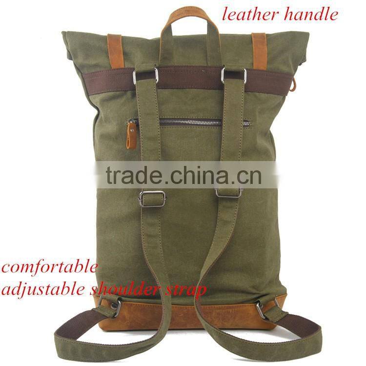 China wholesale RS-104-1 canvas student backpack school bag high school bag