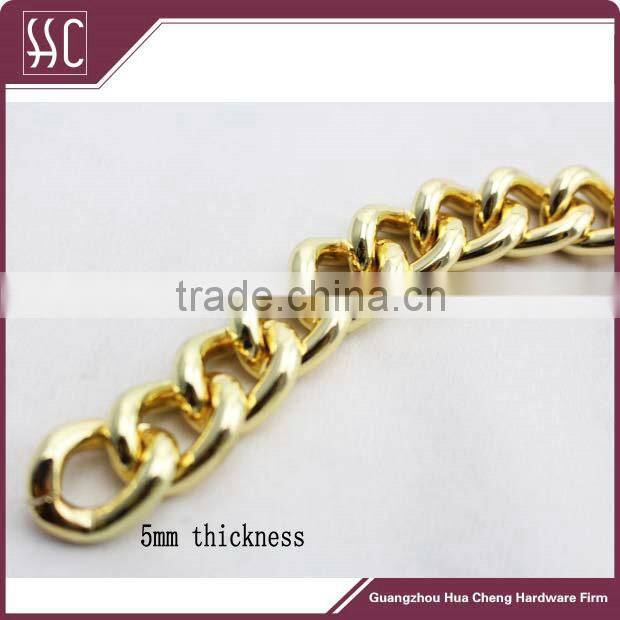 Guangzhou handbag leather bag chain for purse with lobster clasp bag hardware accessory