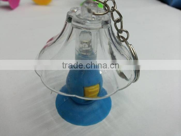 Desk lamp shape lighting wholesale plastic keychains