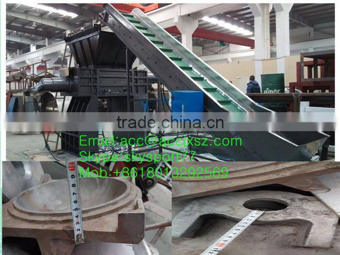 Two shaft shredder for plastic/metal/tire/waste