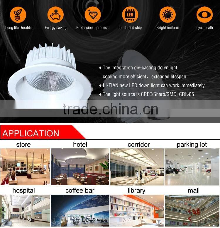 design solutions international inc led lighting 4 6 8 inch Dimmable 10W 15W LED Downlight