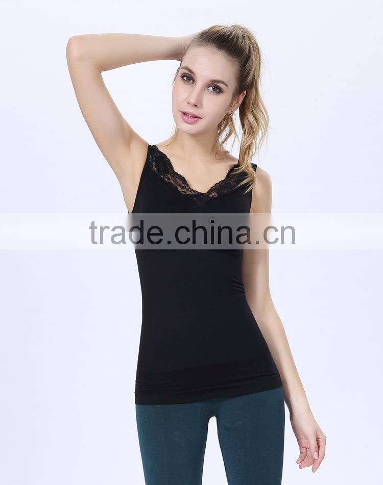 Women sleeveless slimming vest,female seamless body suit underwear,Body sculpting underwear NY114