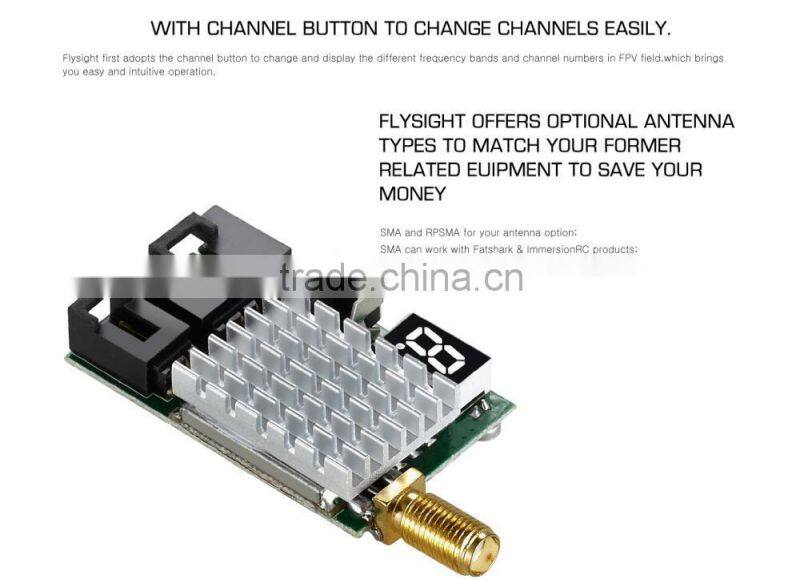 G2909 flysight TX5802 5.8GHz 200mW Wireless AV fpv Transmitter av sender for rc drone