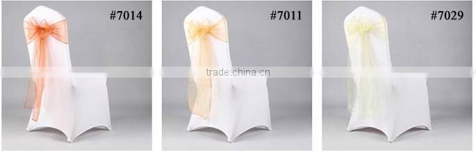 new SHOCKING PINK sheer organza chair sashes wedding party banquet decoration