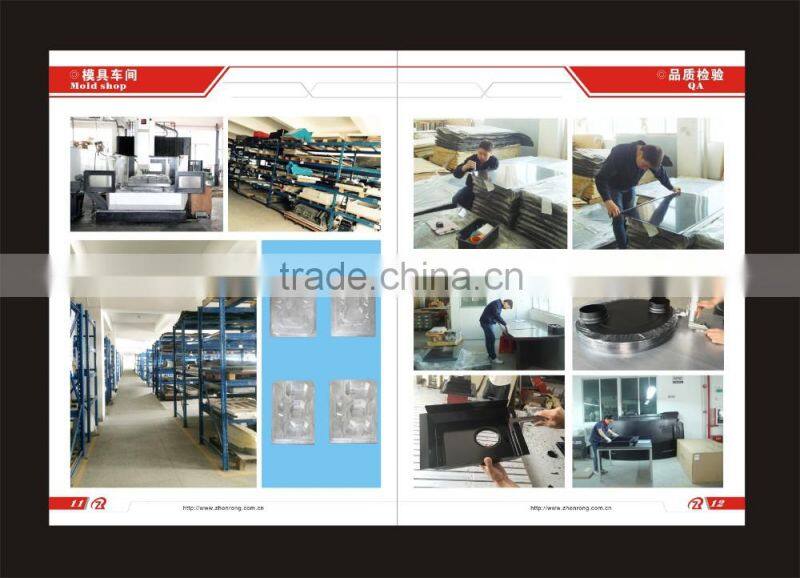 Large vacuum forming display shelf