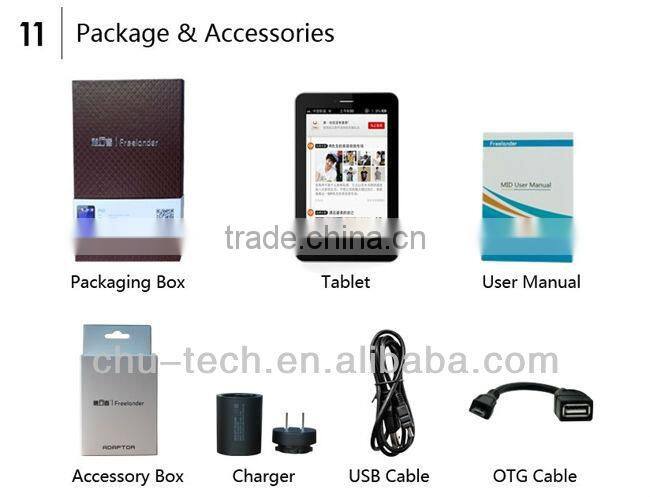 Freelander PX2 MTK8389 Quad Core Tablet PC 7 Inch Android 4.2 3G GPS Monster Phone