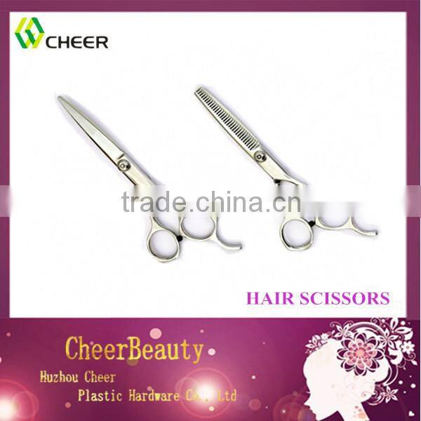 hot Professional Barber scissor safety hair cutting scissors with thumb support