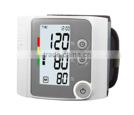High quality wrist type digital blood pressure monitor