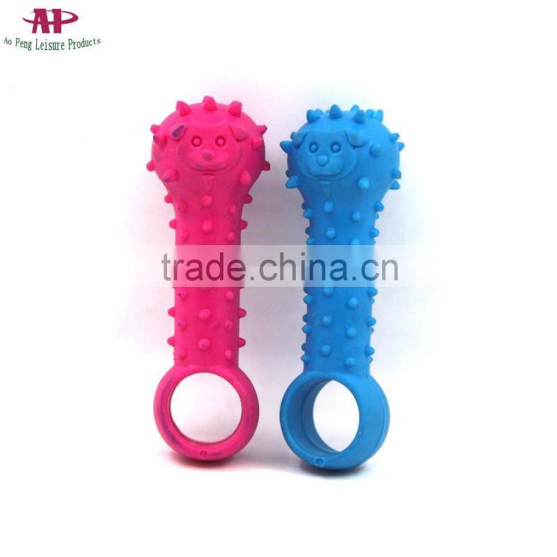 Promotional Dog Rubber Ring Toys Ring Tug Rubber Toys
