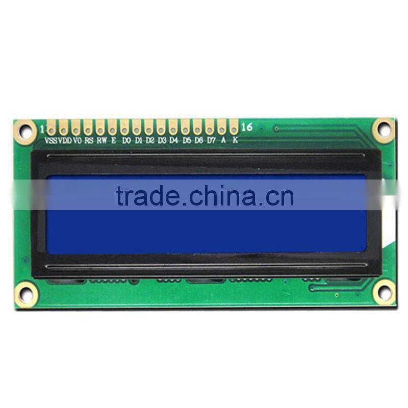 oled screens with graphic and 16x2 glass used industrial lcd