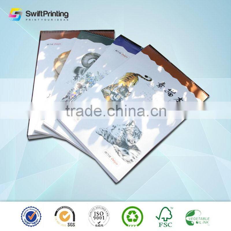 2015 new coming full color notebook customized printing
