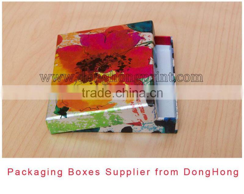 Color printed apparel elegant custom clothing box