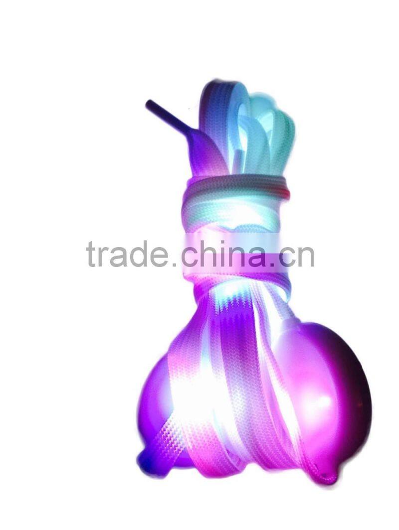 for shoe sole flashing Nylon light led shoelace