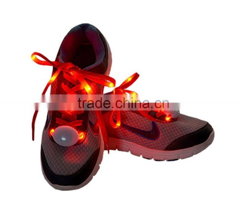 for shoe sole flashing Nylon light led shoelace