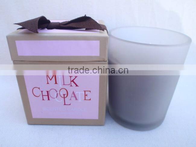 colorful gift candles with natural scent