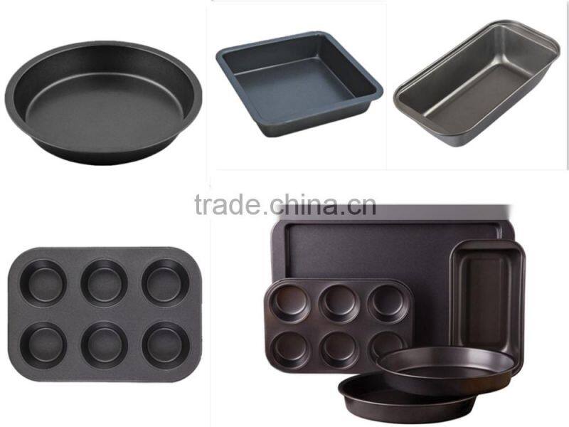 carbon steel cupcake pan non-stick muffin pan cake pan with loose base