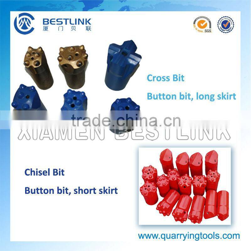 Quarry Marble Small Hole Drilling T45 T38 Retrac Button Bits