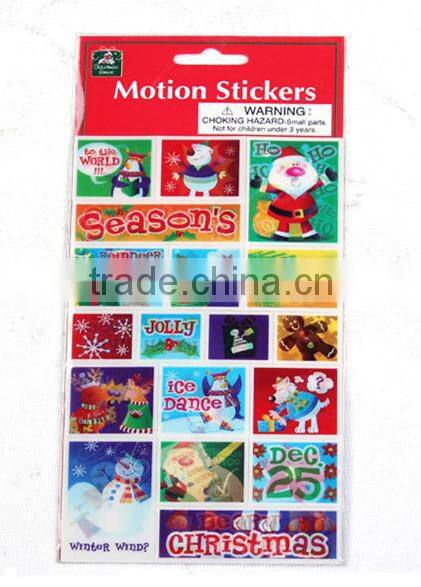 3d lenticular christmas card,3d lenticular sheet