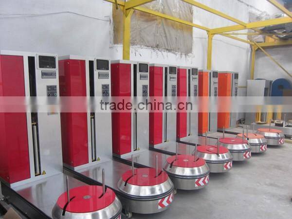 shunyi brand package wrapping machine, POF film wrapper use for luggage and small box