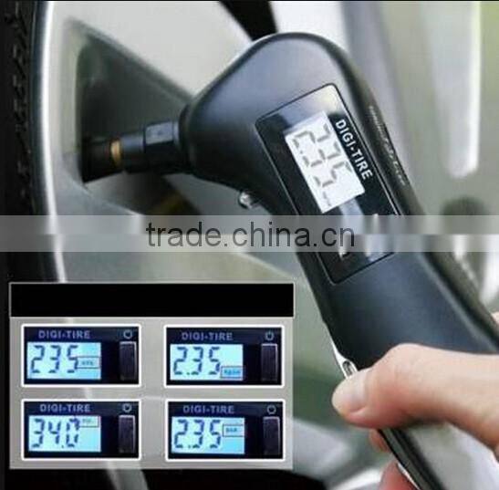 Multi-Function Auto Emergency Tool / Digital Tire Gauge / tyre pressure gauge