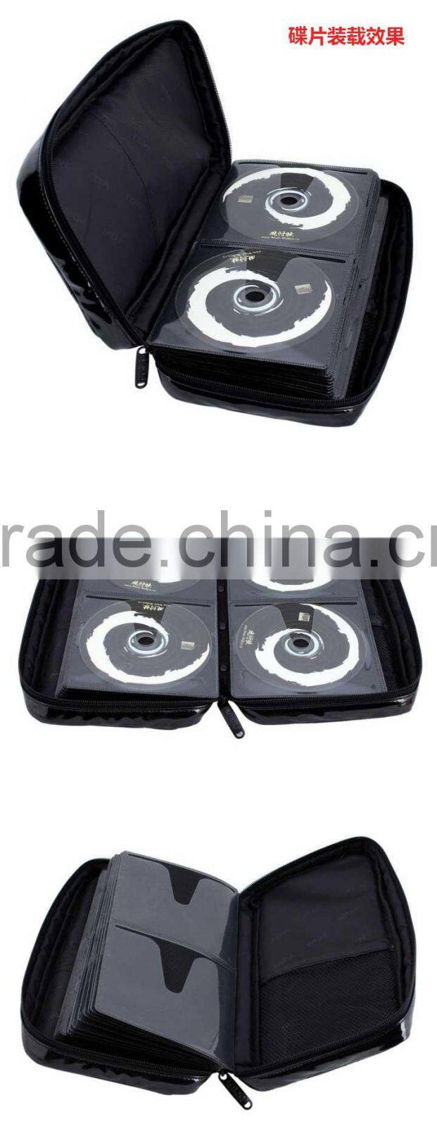 PU leather Fashion BUBM 64 capacity purple personalized CD Case