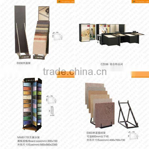 MM065 showroom mosaic tile rack/ booth exhibition /mosaic display rack