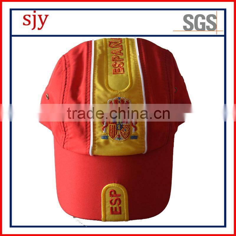 Top quality embroidery waterproof 100% polyester golf cap