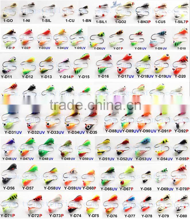 Tungsten ice fishing ice fishing jigs type