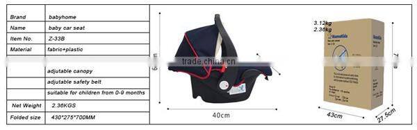 2015 new racing style fabric safety adult car booster seat
