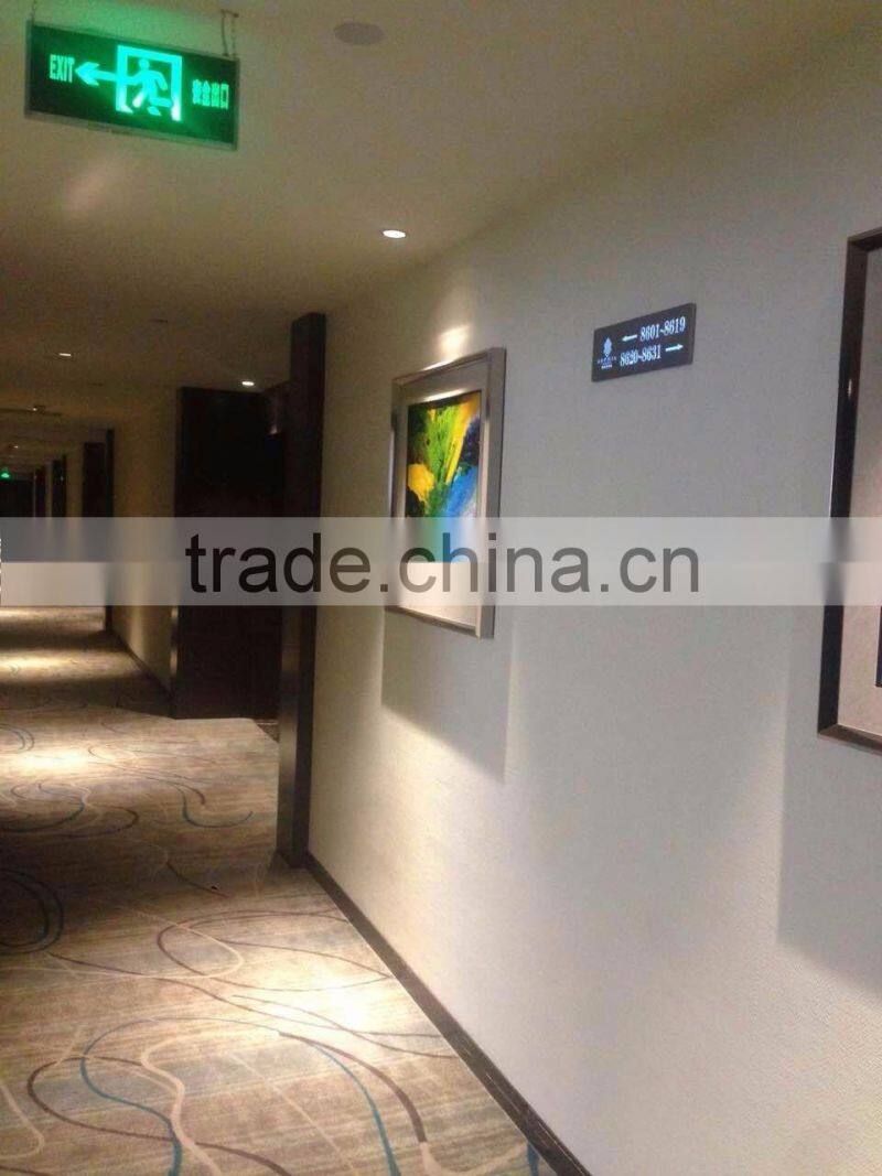 House Number Electronic Doorplate F1 with Touch Control for Five Star Hotel Touch Door Bell System