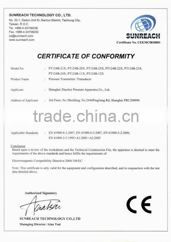 Explosion proof temperature sensor for chemical industry