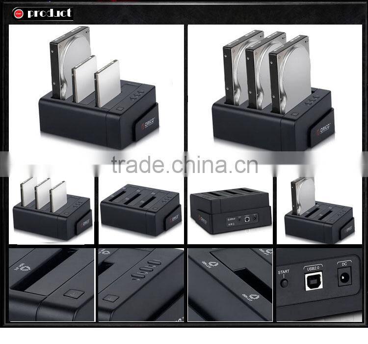 3bay 2.5 " & 3.5 " SATA HDD docking station Hard Drive Dock
