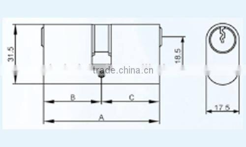 High Quality tri-circle big oval cylinder