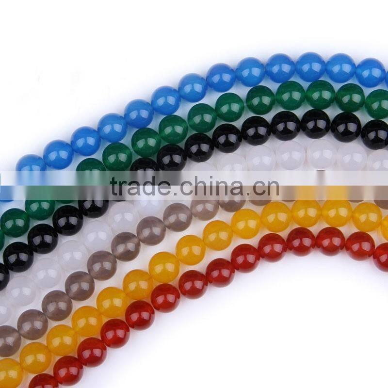 China factory different size onyx round beads with hole (KB-001)