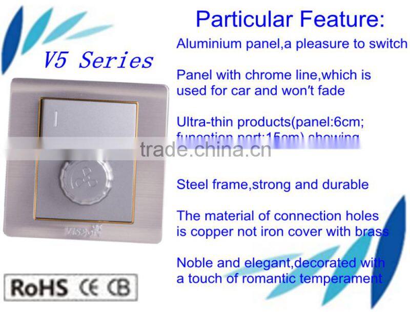 China Suppliers Smart home 3 speed fan switch