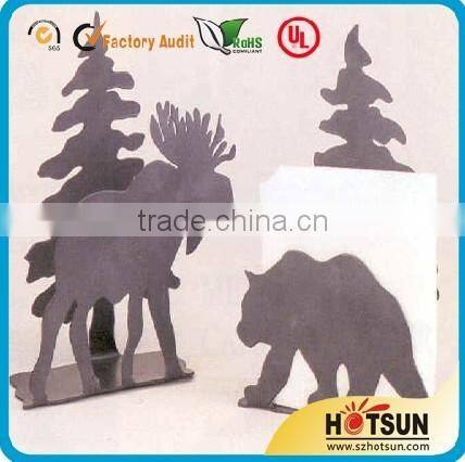 hot sale gold logo printing clear transparent acrylic paper napkin holder