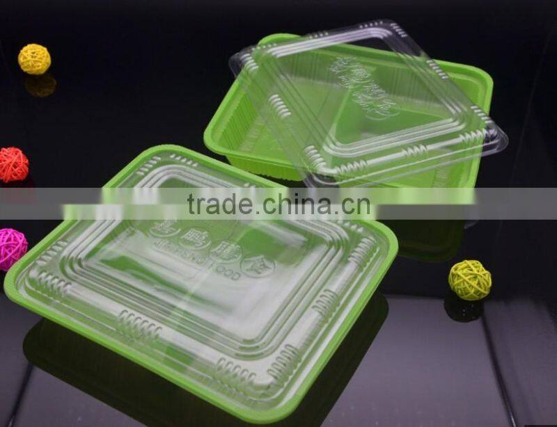 high quality disposable plastic lunch box food container factory price